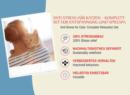 TIERFREUDEN® Science Anti-Stress für Katzen: Komplettes Entspannungsset